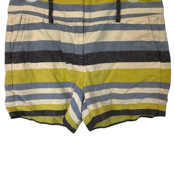 Ann Taylor Green and Blue Flat Front Shorts - Picture 1 of 5